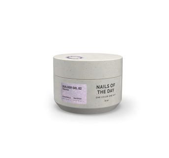 NAILSOFTHEDAY Builder gel 82 — рожевий з шиммером гель для нарощування нігтів, 15 мл