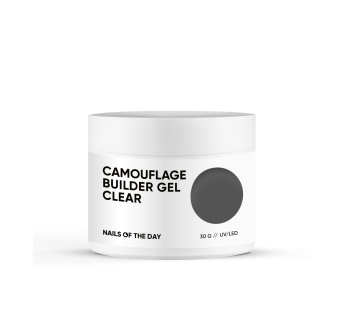NAILSOFTHEDAY Camouflage builder gel clear — прозорий густий камуфлюючий будівельний гель для нігтів, 30 г