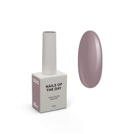 NAILSOFTHEDAY Gel polish Charli — холодний бежевий (какао з молоком) гель-лак, що перекривається в один шар, 10 мл