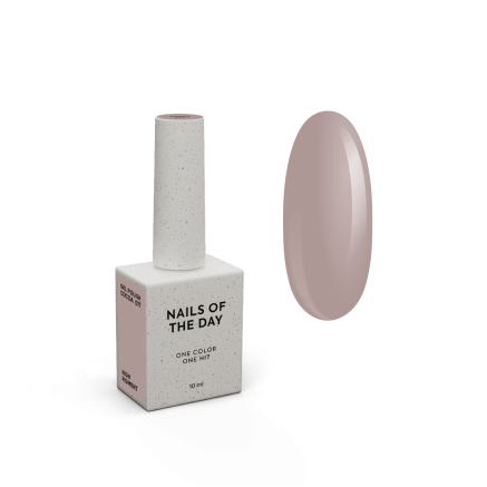 NAILSOFTHEDAY Gel polish Cocoa — молочно-коричневий гель–лак для нігтів, що перекриває в один шар, 10 мл