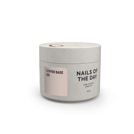 Nailsoftheday Cover base 05 — холодно–карамельне базове покриття для нігтів, 30 мл