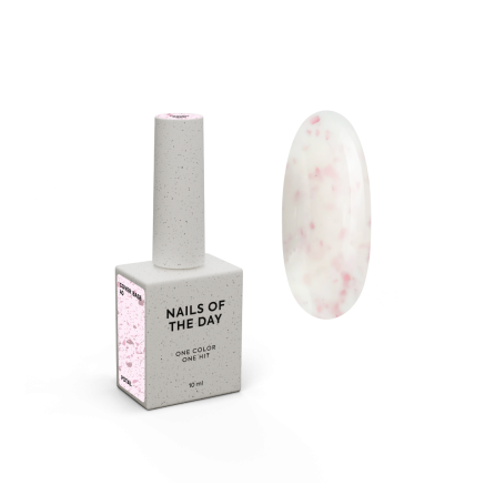 NAILSOFTHEDAY Cover basе 40 potal — насичено-молочне з рожевою поталлю базове покриття для нігтів, 10 мл
