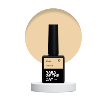 Nailsoftheday Cover base 10 — пісочне базове покриття для нігтів, 10 ml