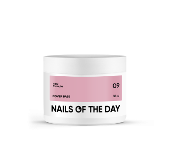 Nailsoftheday Cover base 09 — нюдове базове покриття для нігтів, 30 мл