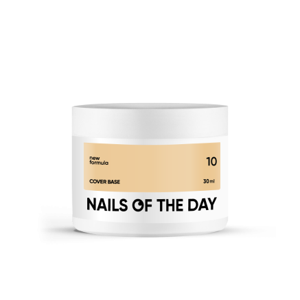 Nailsoftheday Cover base 10 — пісочне базове покриття для нігтів, 30 ml