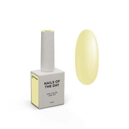 Nailsoftheday Cover base 17 — ніжно-жовте базове покриття для нігтів, 10 мл