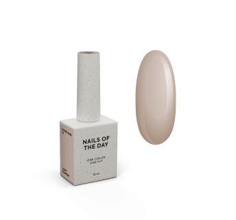 NAILSOFTHEDAY Cover basе 43 light pigment — легкопігментоване напівпрозоре бежеве базове покриття для нігтів, 10 мл