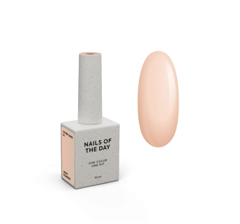NAILSOFTHEDAY Cover basе 44 light pigment — легкопігментоване напівпрозоре персикове базове покриття для нігтів, 10 мл