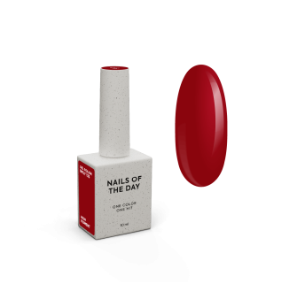 NAILSOFTHEDAY Gel polish Emily — глибокий червоний гель-лак, що перекривається в один шар, 10 мл
