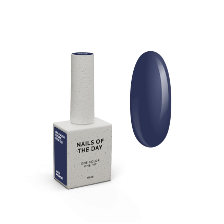 NAILSOFTHEDAY Gel polish Future Dusk — темно–синій гель–лак для нігтів, що перекриває в один шар, 10 мл