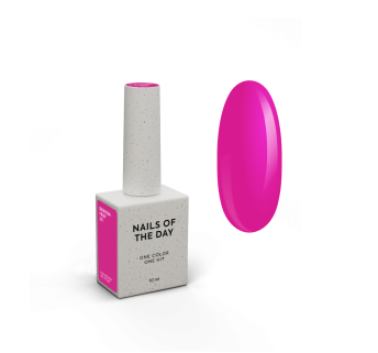 NAILSOFTHEDAY Gel polish Dragonfruit-211, 10 ml — пурпурно-рожевий, що перекривається в один шар, 10 мл