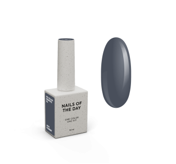 NAILSOFTHEDAY Gel polish Graphite — графітровий гель-лак, що перекривається в один шар, 10 мл