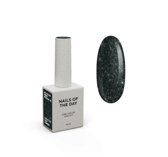 NAILSOFTHEDAY Gel polish Green Mexican — темно–зелений світловідбиваючий гель–лак для нігтів, 10 мл