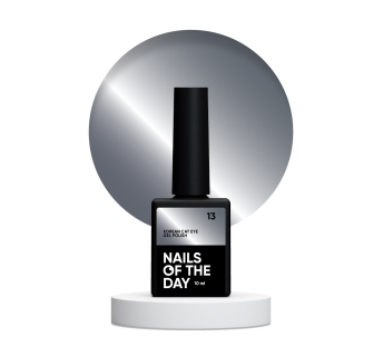 NAILSOFTHEDAY Korean cat eye 13 – темно-сірий гель лак котяче око, 10 мл