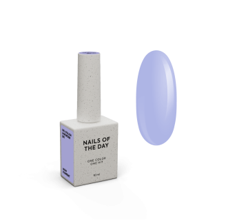 NAILSOFTHEDAY Gel polish Lavender — ліловий гель-лак, що перекривається в один шар, 10 мл