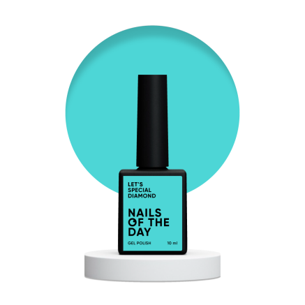 NAILSOFTHEDAY Lets special Diamond — лазурний гель-лак для нігтів, 10 мл