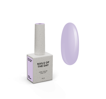 NAILSOFTHEDAY Gel polish Lilac — бузковий (ліловий) гель-лак, що перекривається в один шар, 10 мл