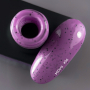 NAILSOFTHEDAY MiDots gel polish 06 — фіолетовий гель лак з чорними крапочками для нігтів, 10 мл
