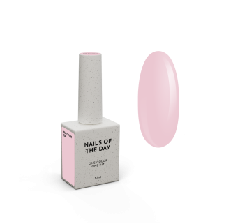 NAILSOFTHEDAY Milky pink top – ніжний молочно-рожевий топ без липкого шару для нігтів, 10 мл