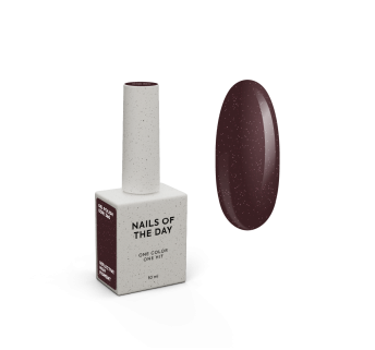 NAILSOFTHEDAY Gel polish Odri — теплая спелая черешня со светоотражающим шиммером перекрывающий в один слой гель-лак для ногтей, 10 мл
