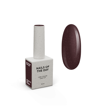 NAILSOFTHEDAY Gel polish Odri — тепла спіла черешня зі світловідбиваючим шиммером гель-лак для нігтів, що перекриває в один шар, 10 мл