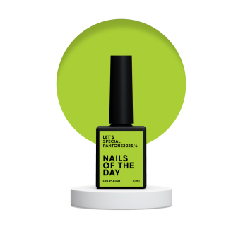 NAILSOFTHEDAY Let’s special Pantone2025/4 — оливковий зелений гель–лак для нігтів, що перекриває в один шар, 10 мл