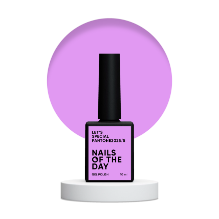 NAILSOFTHEDAY Let’s special Pantone2025/5 — лавандово-рожевий гель–лак для нігтів, що перекриває в один шар, 10 мл