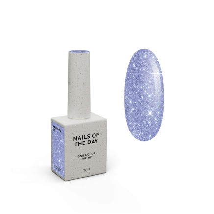 NAILSOFTHEDAY Paradise 08 — фіолетовий гель–лак для нігтів, що перекриває в один шар, 10 мл