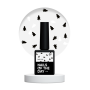 NAILSOFTHEDAY Party top 07 — фінішне покриття для нігтів з чорно-білими ялинками в одному флаконі, без липкого шару, 10 мл