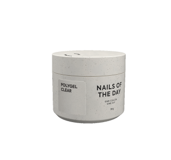 NAILSOFTHEDAY Polygel clear — прозорий полігель, 30 г