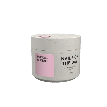 NAILSOFTHEDAY Polygel nude 03 — ніжно-рожевий полігель, 30 г