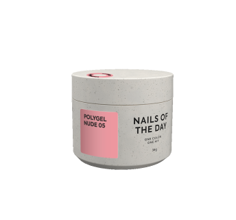 NAILSOFTHEDAY Polygel nude 05 — рожевий нюдовий полігель, 30 г