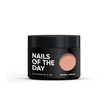 NAILSOFTHEDAY Polygel nude 06 — Полігель теплий нюд, 30 г