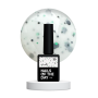 NAILSOFTHEDAY Potal base 30 — молочна база з чорними та зеленики блискітками, 10 мл