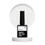 NAILSOFTHEDAY Potal base 33 — напівпрозоре базове покриття з білосніжною поталлю та срібнім дрібним рефлективом, 10 мл