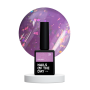 NAILSOFTHEDAY Potal base 21 – фіалкова/бузкова база з голографік стильною поталлю, 10 мл