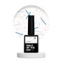 NAILSOFTHEDAY Potal base 26 – ванільно-молочна база з неоновими блискітками, 10 мл