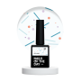 NAILSOFTHEDAY Potal base 27 – ніжно-молочна база з неоновими блискітками, 10 мл