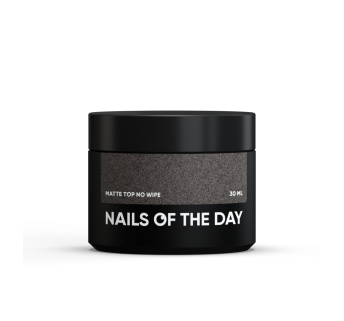 NAILSOFTHEDAY Matte top no wipe – матовий топ без липкого шару для нігтів, 30 мл