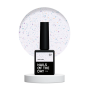 NAILSOFTHEDAY Potal base 02 молочно-голуба база з поталлю (золотисто-фіолетова та бірюзова поталь), 10 мл