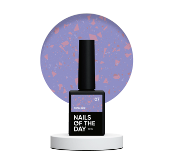 NAILSOFTHEDAY Potal base 07 лілова база з мідною поталлю, 10 мл