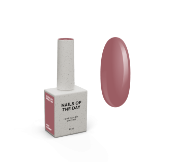 NAILSOFTHEDAY Gel polish Roselle — сіро-ліловий гель-лак для нігтів, що перекриває в один шар, 10 мл