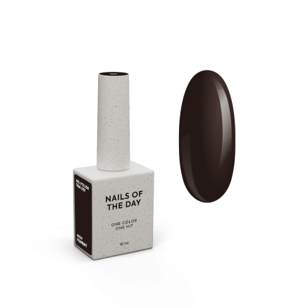 NAILSOFTHEDAY Gel polish Tina — темний спіло-черешневий гель-лак, що перекривається в один шар, 10 млмл