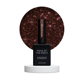 NAILSOFTHENIGHT Negroni gel polish — темно-бордовий світловідбиваючий гель лак, 10 мл