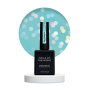 NAILSOFTHENIGHT Party base 05 – неоново-блакитна база з голографічними шестигранниками, 10 мл