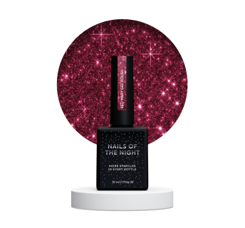 NAILSOFTHENIGHT Red Mary gel polish — червоний світловідбиваючий гель–лак для нігтів, 10 мл
