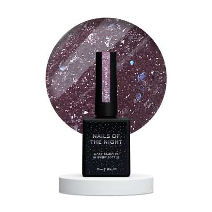 NAILSOFTHENIGHT Reflective base 10 — камуфлююча світловідбиваюча база з шимером, 10 мл