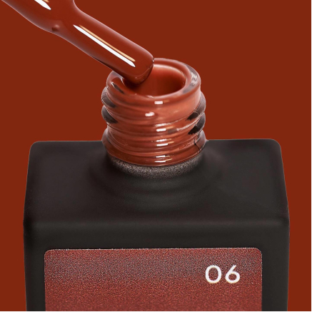 NAILSOFTHEDAY Сolor base 06 – цветная база для ногтей (насыщенный коричневый), 10 мл NAILSOFTHEDAY Сolor base 06 – цветная база для ногтей (насыщенный коричневый), 10 мл