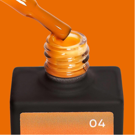 NAILSOFTHEDAY Сolor base 04 – кольорова база для нігтів (морквяний оранж), 10 мл