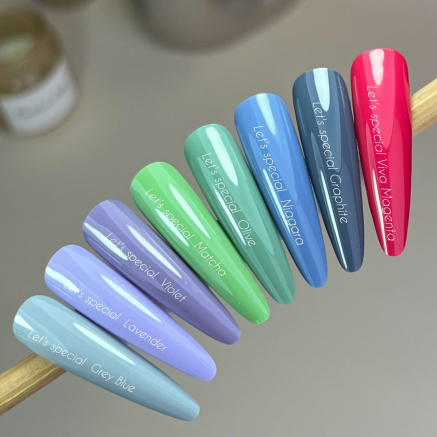 NAILSOFTHEDAY Gel polish Niagara — темно–волошковий гель–лак для нігтів, що перекриває в один шар, 10 мл